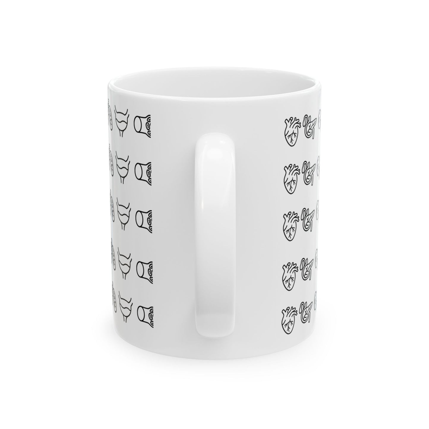 Ceramic Mug Organs Great Gift for Nursing Students