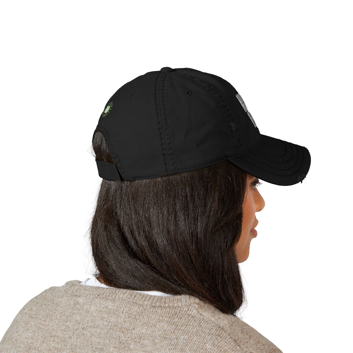 Distressed Dad Hat - Nurse Vibes, Stylish Cap for Healthcare Workers, Casual Wear, Gifts for Nurses, Adjustable Hat
