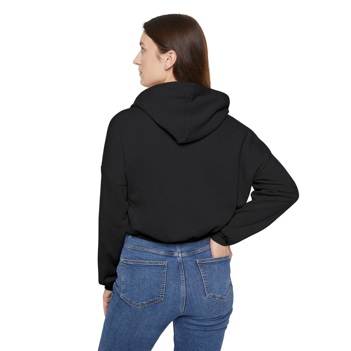 SLEEP IS NOT IN THE SYLLABUS Women's Cinched Bottom Hoodie, Cozy Loungewear, Casual Gift, Relaxation Apparel, Perfect for Rest Days