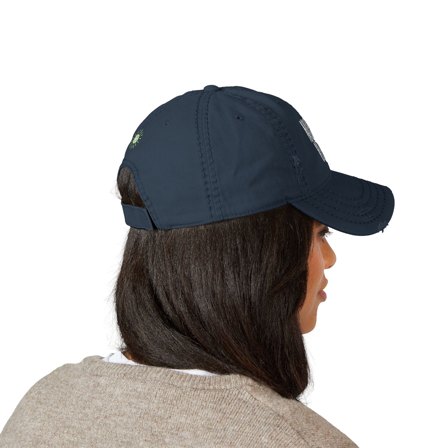 Distressed Dad Hat - Nurse Vibes, Stylish Cap for Healthcare Workers, Casual Wear, Gifts for Nurses, Adjustable Hat