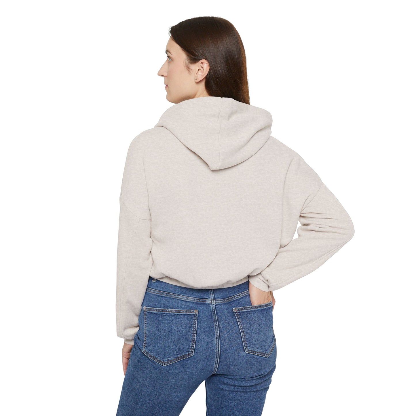 SLEEP IS NOT IN THE SYLLABUS Women's Cinched Bottom Hoodie, Cozy Loungewear, Casual Gift, Relaxation Apparel, Perfect for Rest Days