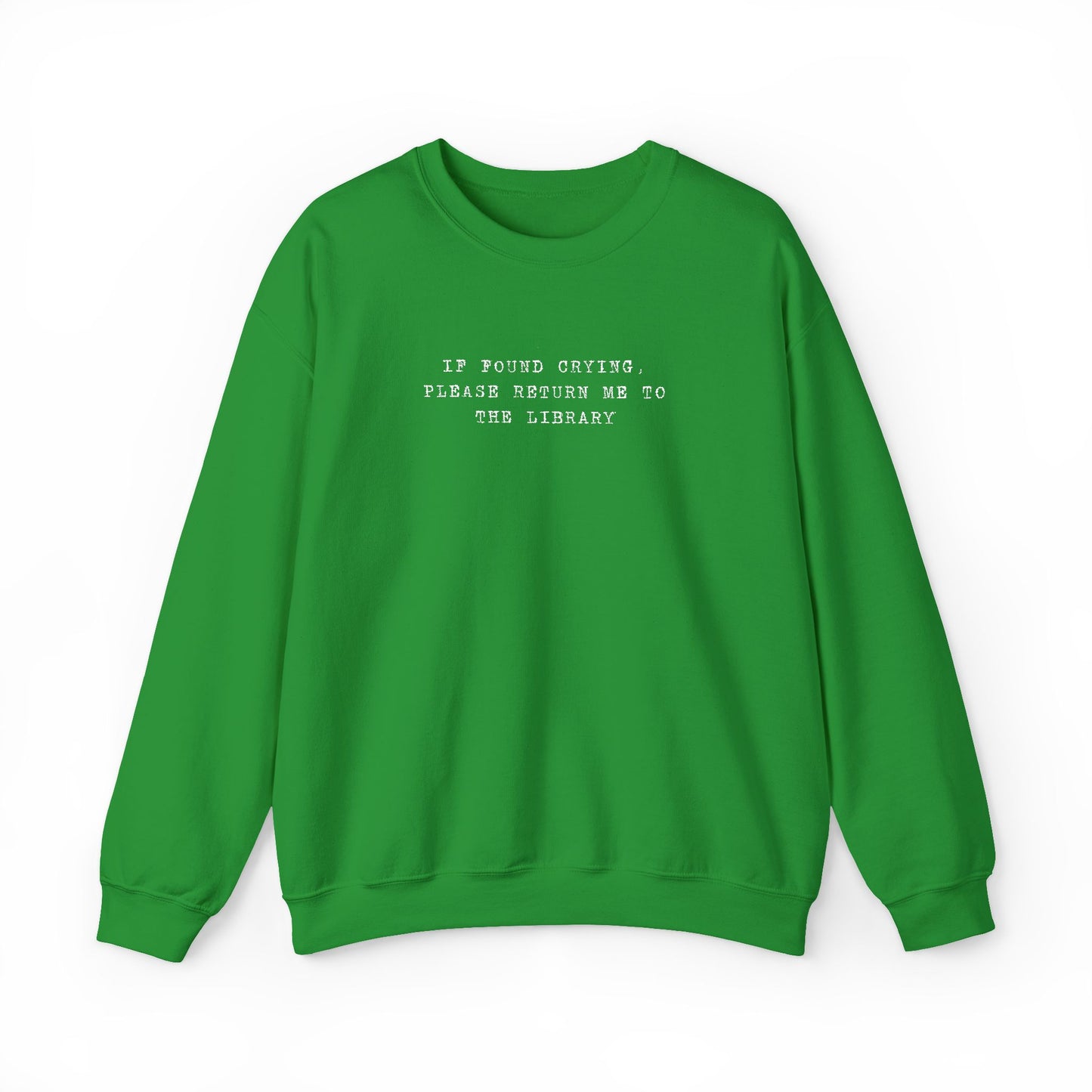 Crying Library Sweatshirt - Perfect Gift for Friends, Inspiration, Relaxation, Everyday Wear, Birthday, Holidays