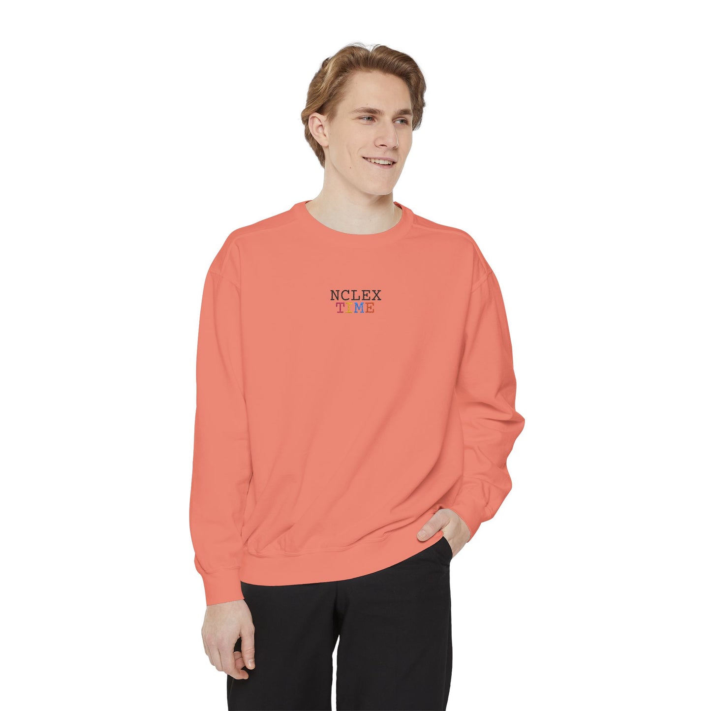 NCLEX Time Unisex Garment-Dyed Sweatshirt, Cozy Gift for Nursing Students, Comfortable Sweatshirt for Study Sessions, Perfect for [...]