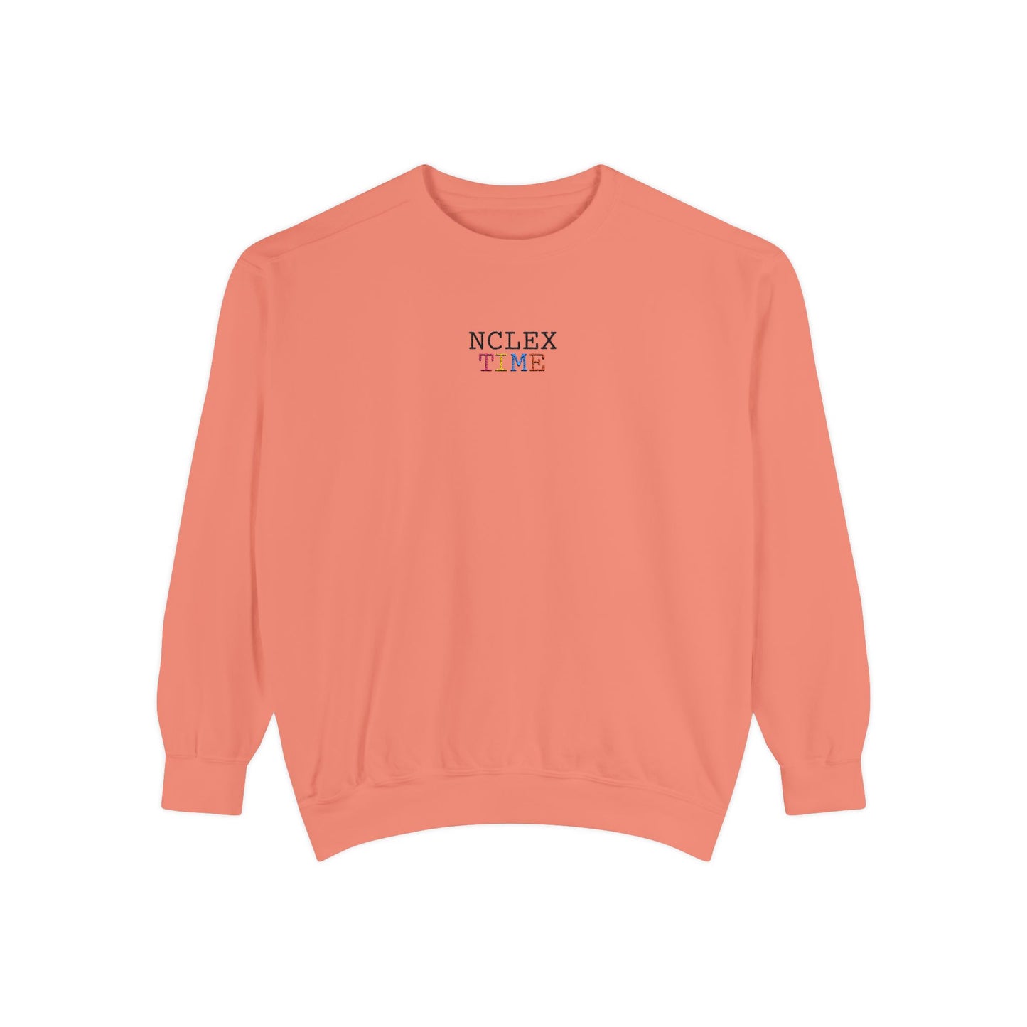 NCLEX Time Unisex Garment-Dyed Sweatshirt, Cozy Gift for Nursing Students, Comfortable Sweatshirt for Study Sessions, Perfect for [...]