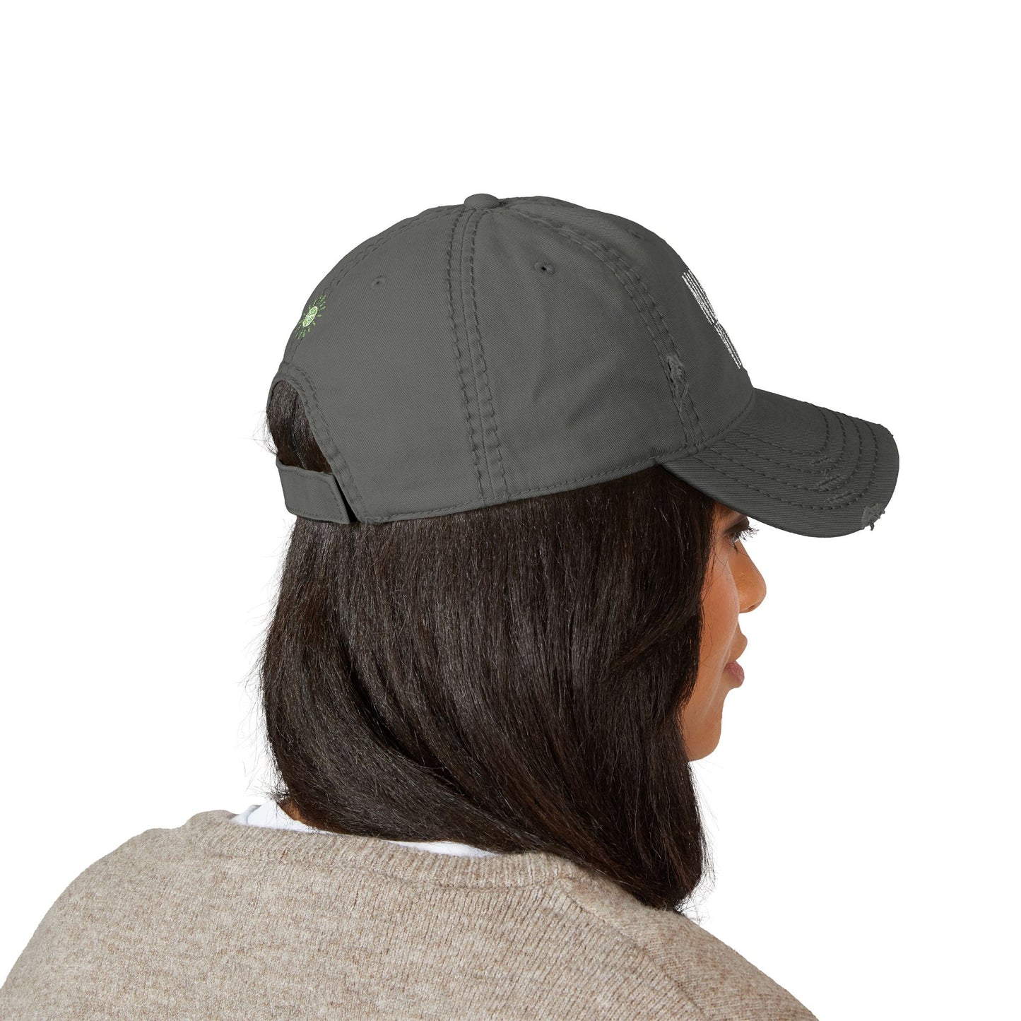 Distressed Dad Hat - Nurse Vibes, Stylish Cap for Healthcare Workers, Casual Wear, Gifts for Nurses, Adjustable Hat