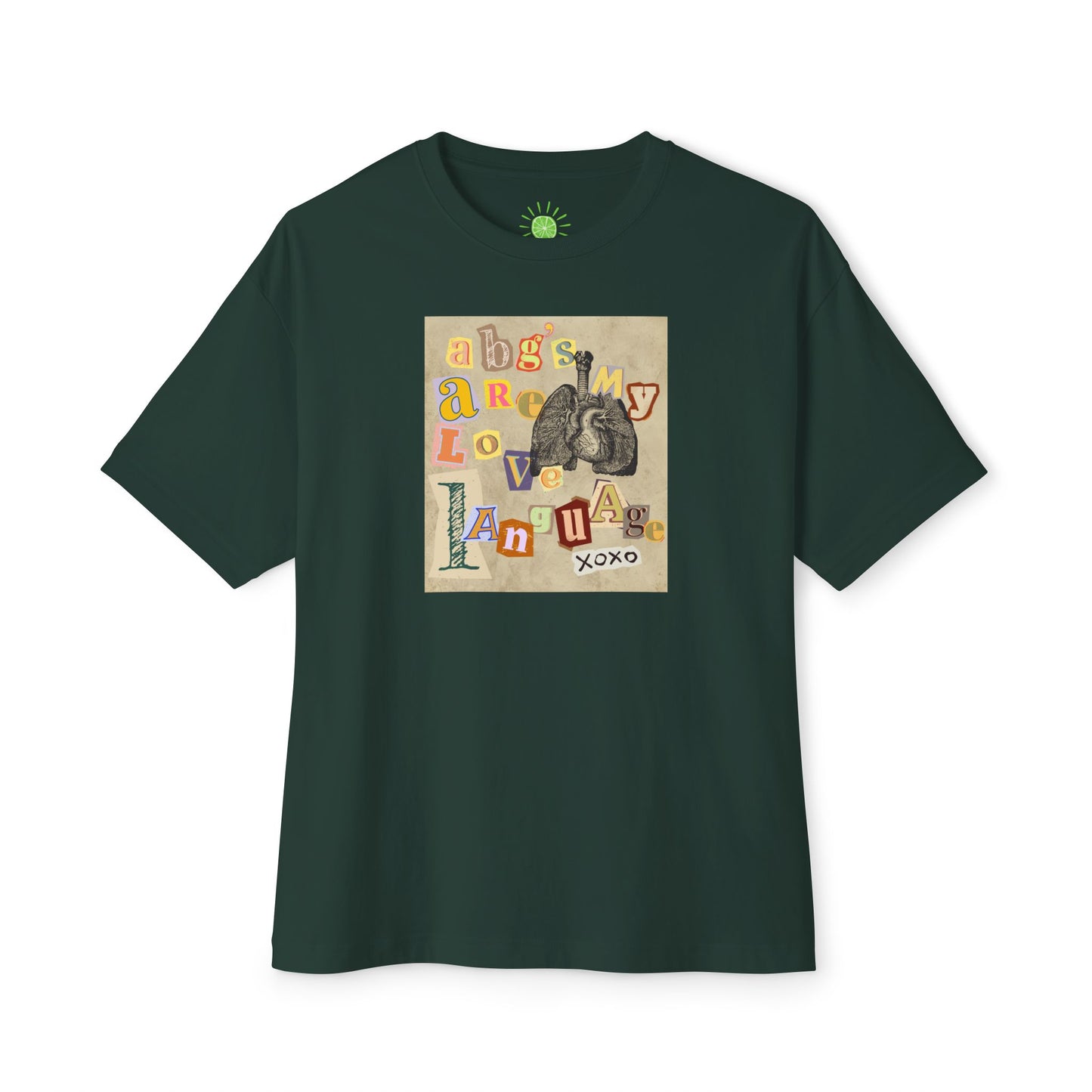 Oversized Boxy Tee 'ABGs are my Love Language' Design, Comfortable Casual Wear, Gift for Teachers, Mother's Day Tee, [...]