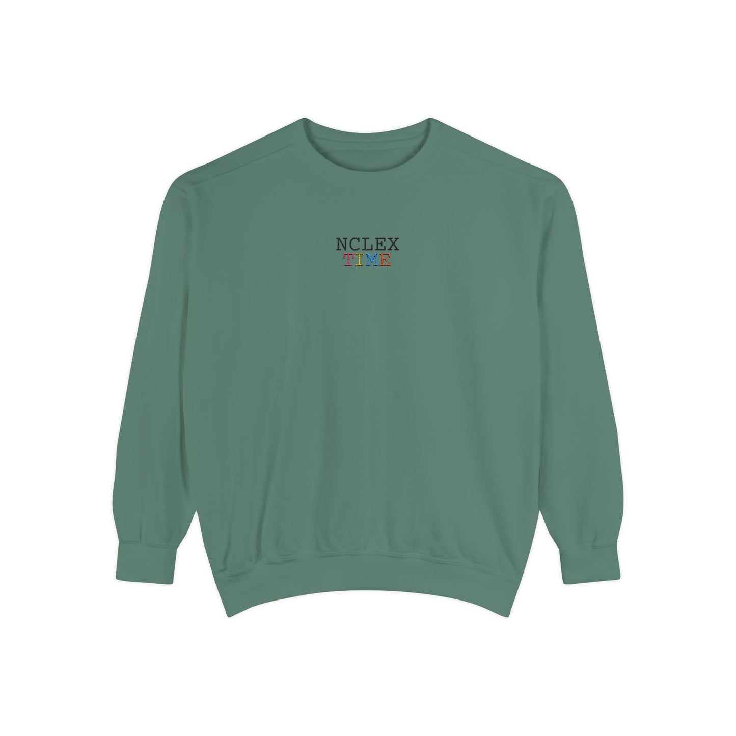 NCLEX Time Unisex Garment-Dyed Sweatshirt, Cozy Gift for Nursing Students, Comfortable Sweatshirt for Study Sessions, Perfect for [...]