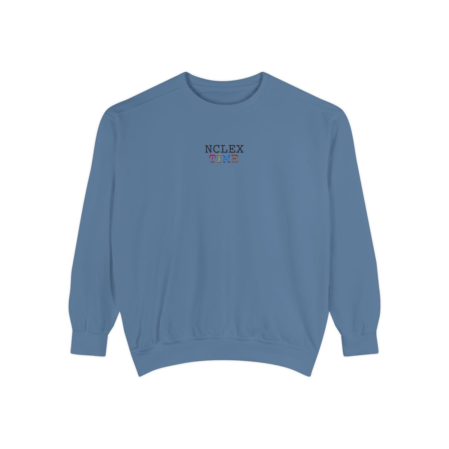 NCLEX Time Unisex Garment-Dyed Sweatshirt, Cozy Gift for Nursing Students, Comfortable Sweatshirt for Study Sessions, Perfect for [...]