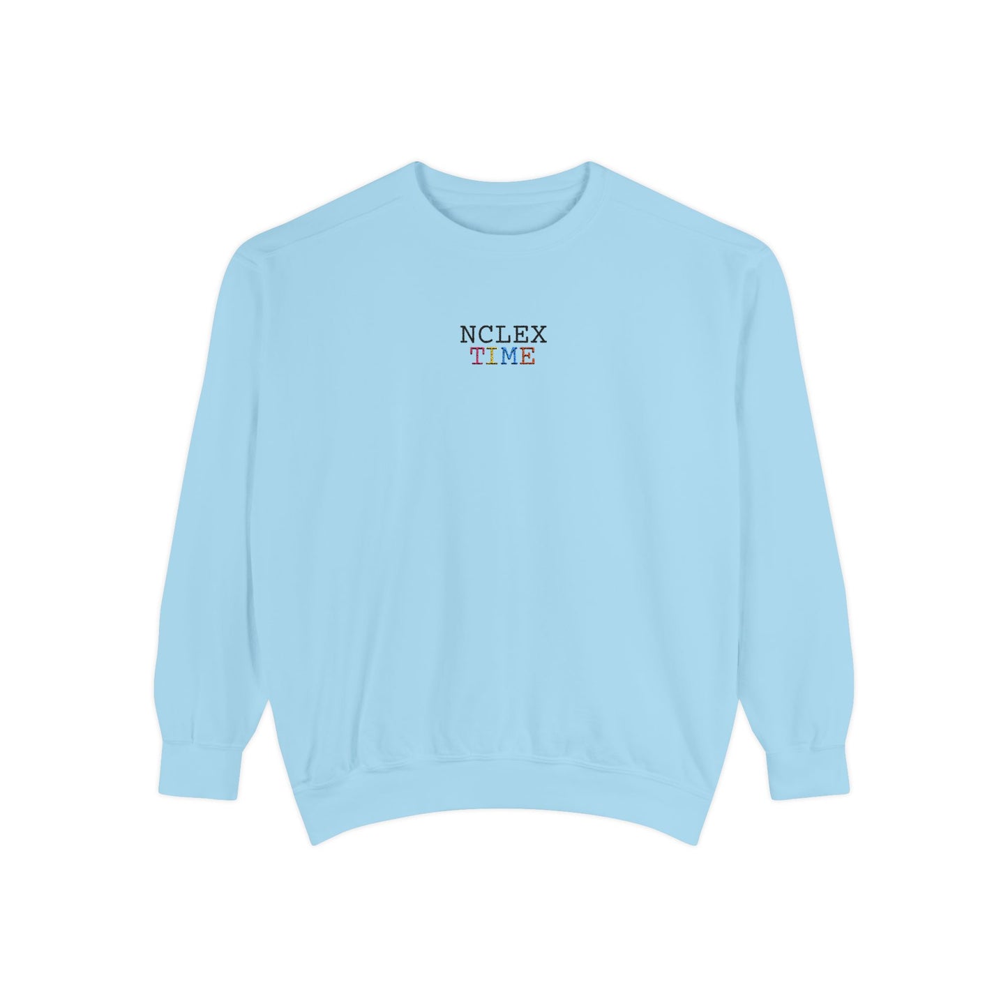 NCLEX Time Unisex Garment-Dyed Sweatshirt, Cozy Gift for Nursing Students, Comfortable Sweatshirt for Study Sessions, Perfect for [...]